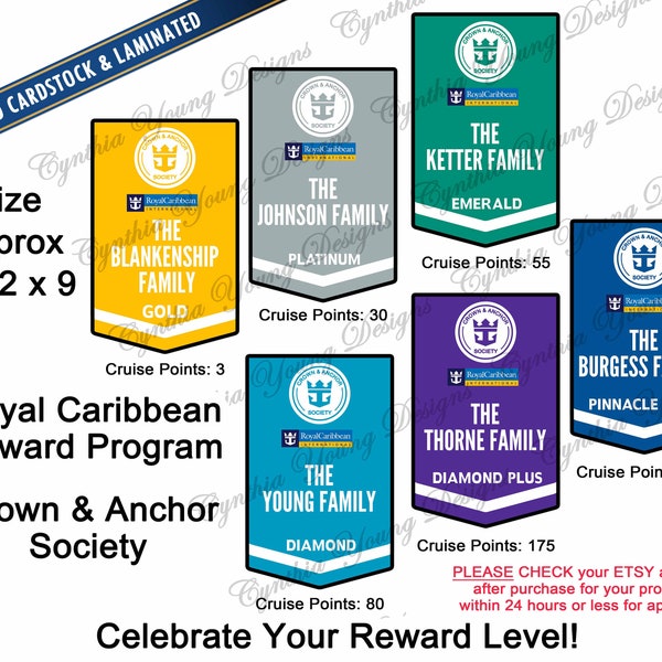 Cruise Door Magnet | Porthole Stateroom Door Magnet | Royal Caribbean Crown & Anchor Society Cruise Magnet | RCL Rewards Program