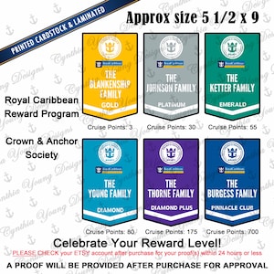 Cruise Door Magnet | Porthole Stateroom Door Magnet | Royal Caribbean Crown & Anchor Society Cruise Magnet | RCL Rewards Program