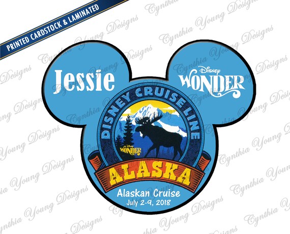 Stateroom Door Mickey Ears Alaska Cruise Disney Wonder Etsy