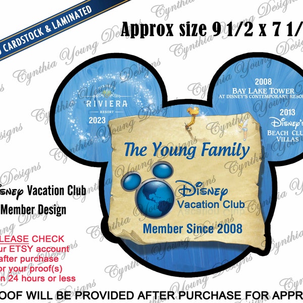 Cruise Door Magnet | Stateroom Door Mickey Ears  |  Disney Vacation Club Cruise Magnet | DVC Cruise Magnet