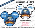 Cruise Door Magnet | Stateroom Door Mickey Ears | Alaska Cruise Disney Wonder | Mickey Alaska Cruise Magnet | DCL Alaska Cruise Magnet