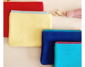 Genuine Leather Coin Pouch | Multi-color Minimalist Coin Purse
