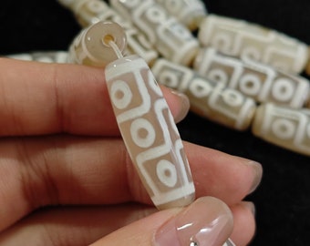 Perline Di Tubi Di Fiori Intagliati In Lega Di Stile Tibetano All - Foto 6