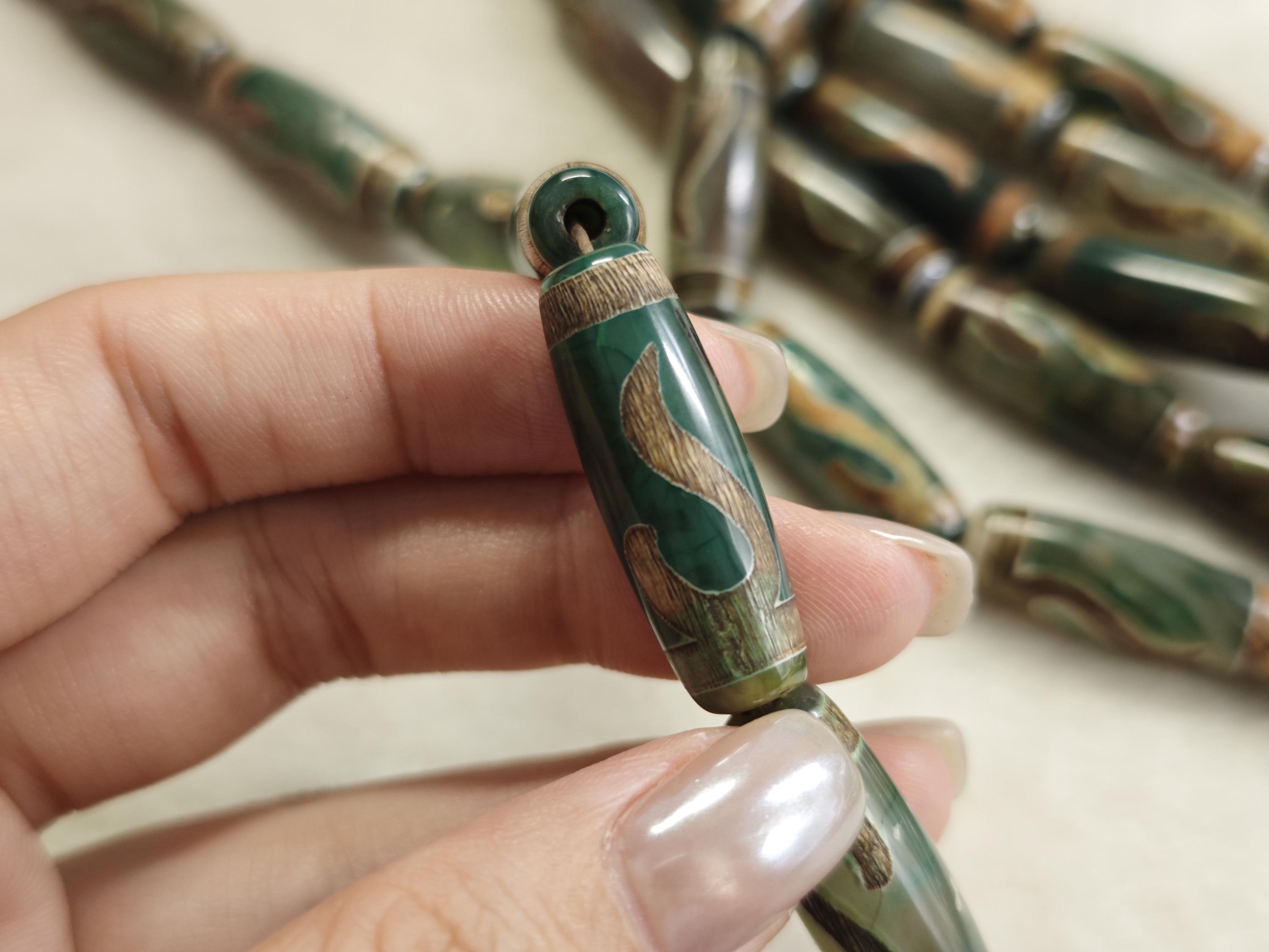 SUPERFINDINGS Perline Tibetane In Lega Antica - 40 Pezzi Rotonde Piatte, Colore Argento E Bronzo, Diametro 14 Mm, Per Creazione Gioielli Fai Da Te E Bijoux - 3