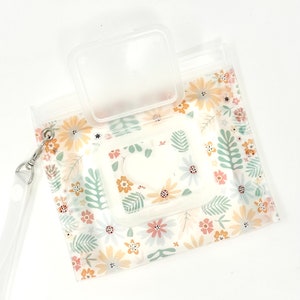 Wet Wipes Mini Pouch Baby Travel Mini Wipe Case Mini Wet Wipe Dispenser Holder Baby Shower Gift Mom Gift Diaper Bag Essentials image 1