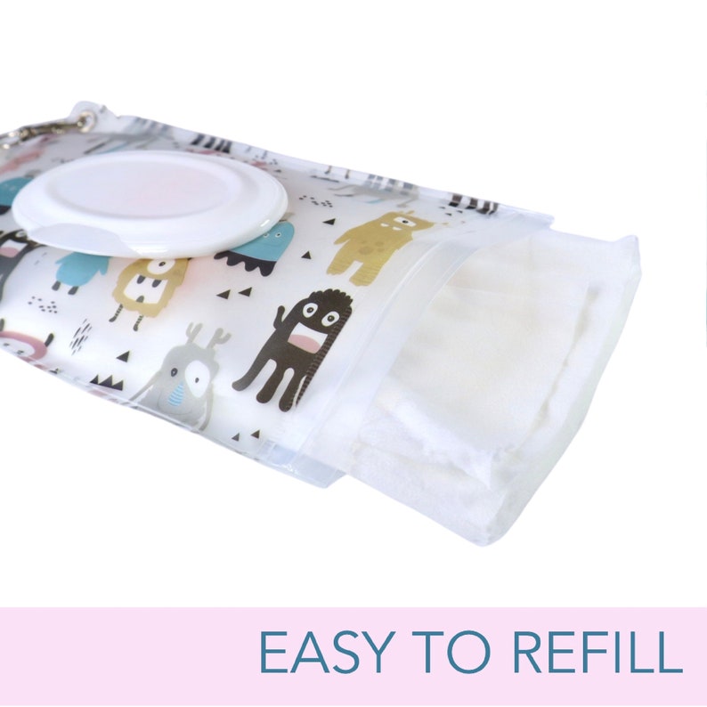 Wet Wipes Pouch Baby Travel Wipe Case Wet Wipe Dispenser Etsy