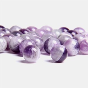 Natural Purple Amethyst Round Stone Beads For Jewelry Making Free Shipping 15"