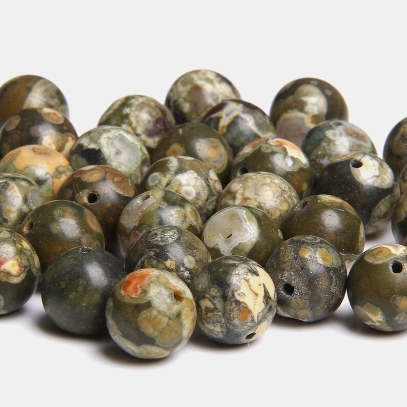 Natural old polar jade stone beads jewelry making green Jasper gemstone loose stone beads green round jade beads jewelry making 6-12mm stone