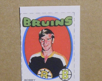 1971 Bazooka Hockey #36 Bobby Orr [] Boston Bruins (RP)