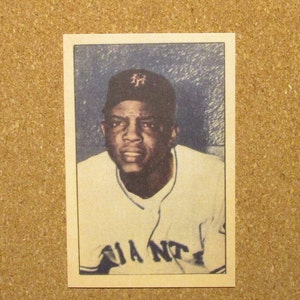 1952 Berk Ross Baseball #NN Willie Mays [] Giants de New York (RP)