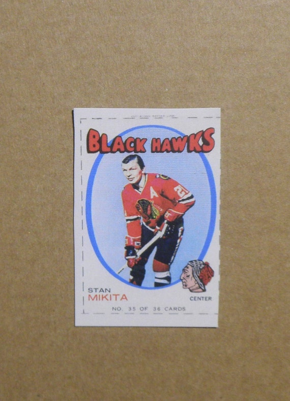 Boston Bruins RP 1971 Bazooka Hockey #36 Bobby Orr