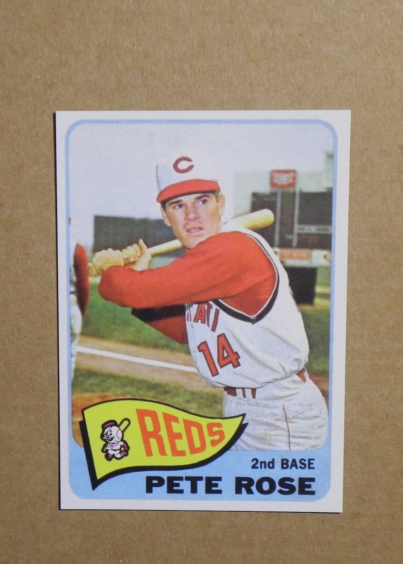 1965 Topps Baseball #207 Pete Rose {} Cincinnati Reds RP
