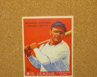 1933 Goudey Baseball #149 Babe Ruth [] New York Yankees (RP)