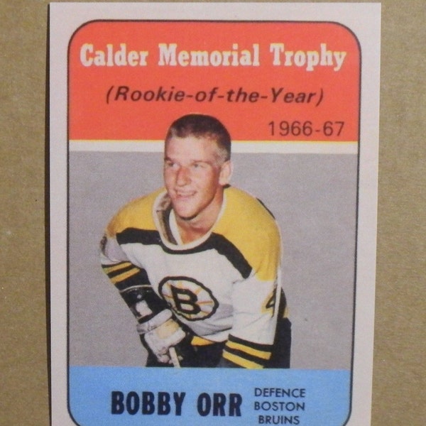 1967/68 Hockey #118 Bobby Orr [] Boston Bruins (RP)