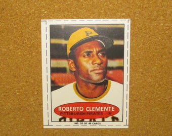 1971 Bazooka Baseball #** Roberto Clemente [] Pittsburgh Pirates (RP)
