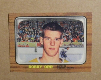 1966/67 Hockey #35 Bobby Orr [] Boston Bruins (RC) RP