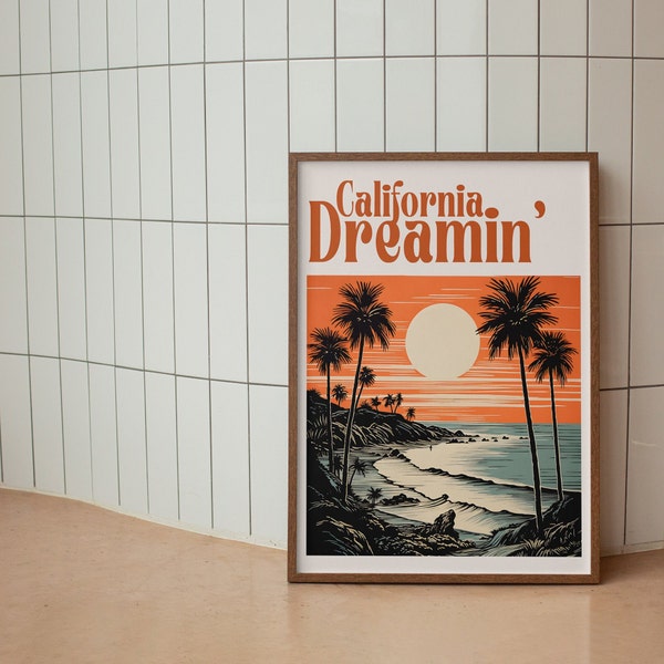 California Wall Art Etsy