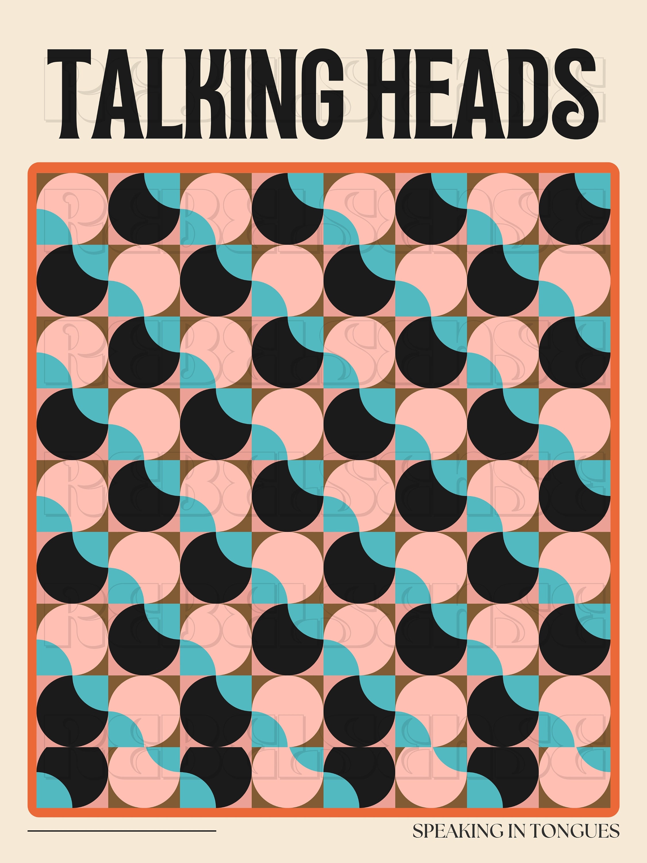 Discover Talking Heads Music Poster