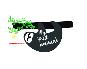 Download Free Be Happy Don T Hurry Svg Sloth Svg Slow Down Svg Lazy Etsy SVG Cut Files