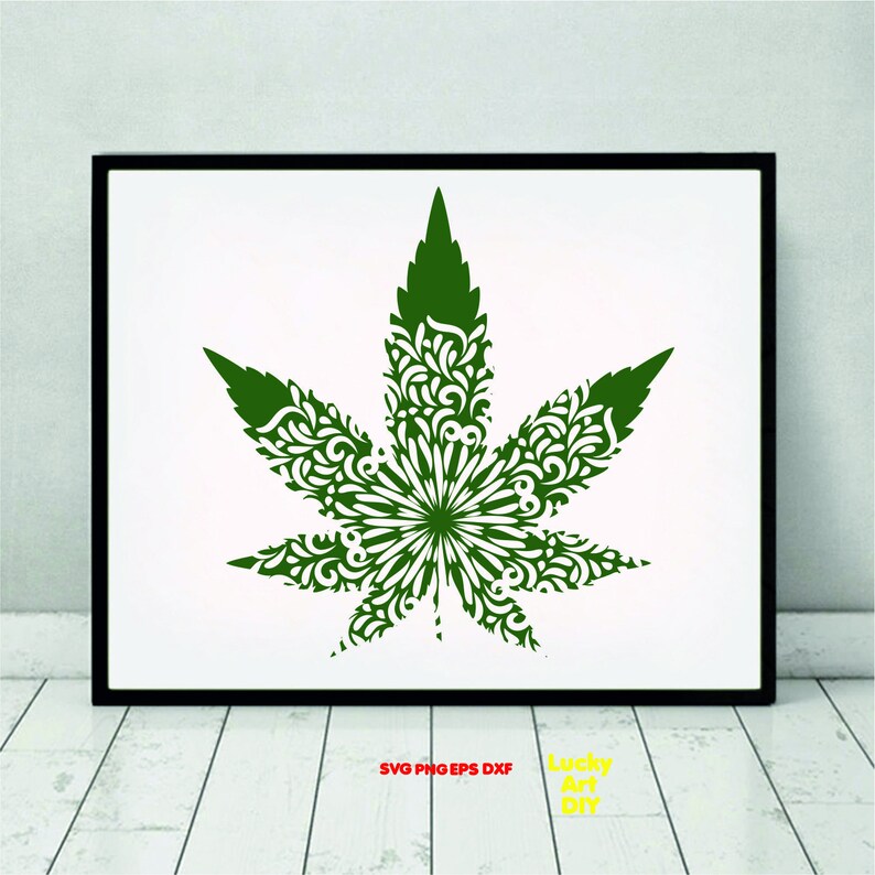 Download Marijuana Leaf SVG Mandala cannabis Summer weed Cut Files ...