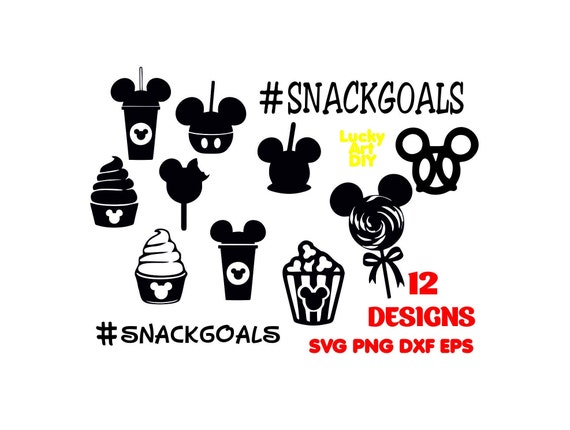 Download Disney Snack goals SVG Bundle Disney Quotes svg dxf png ...