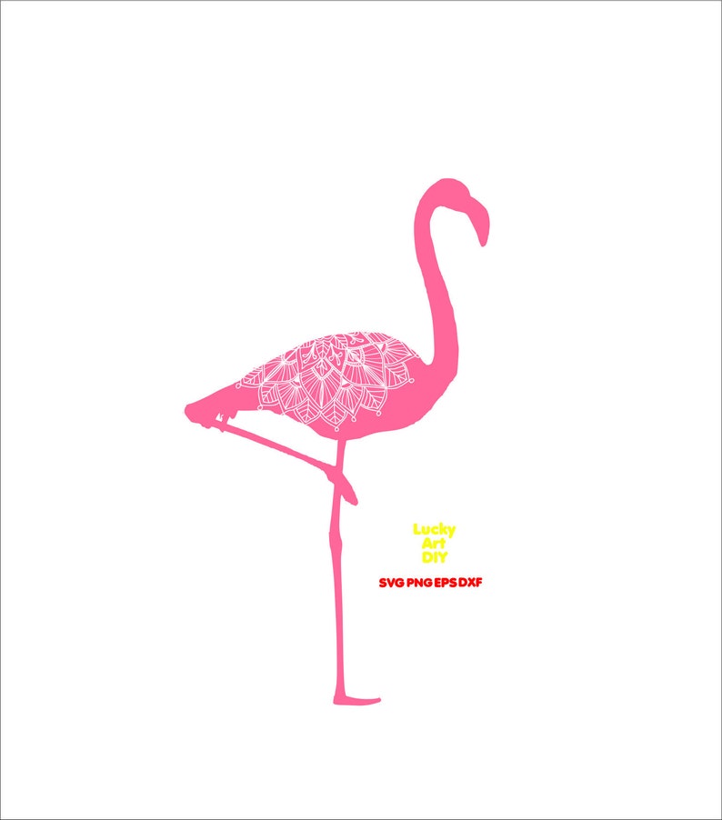 Download Flamingo mandala SVG Summer Bird Hippie Cut Files Digital ...