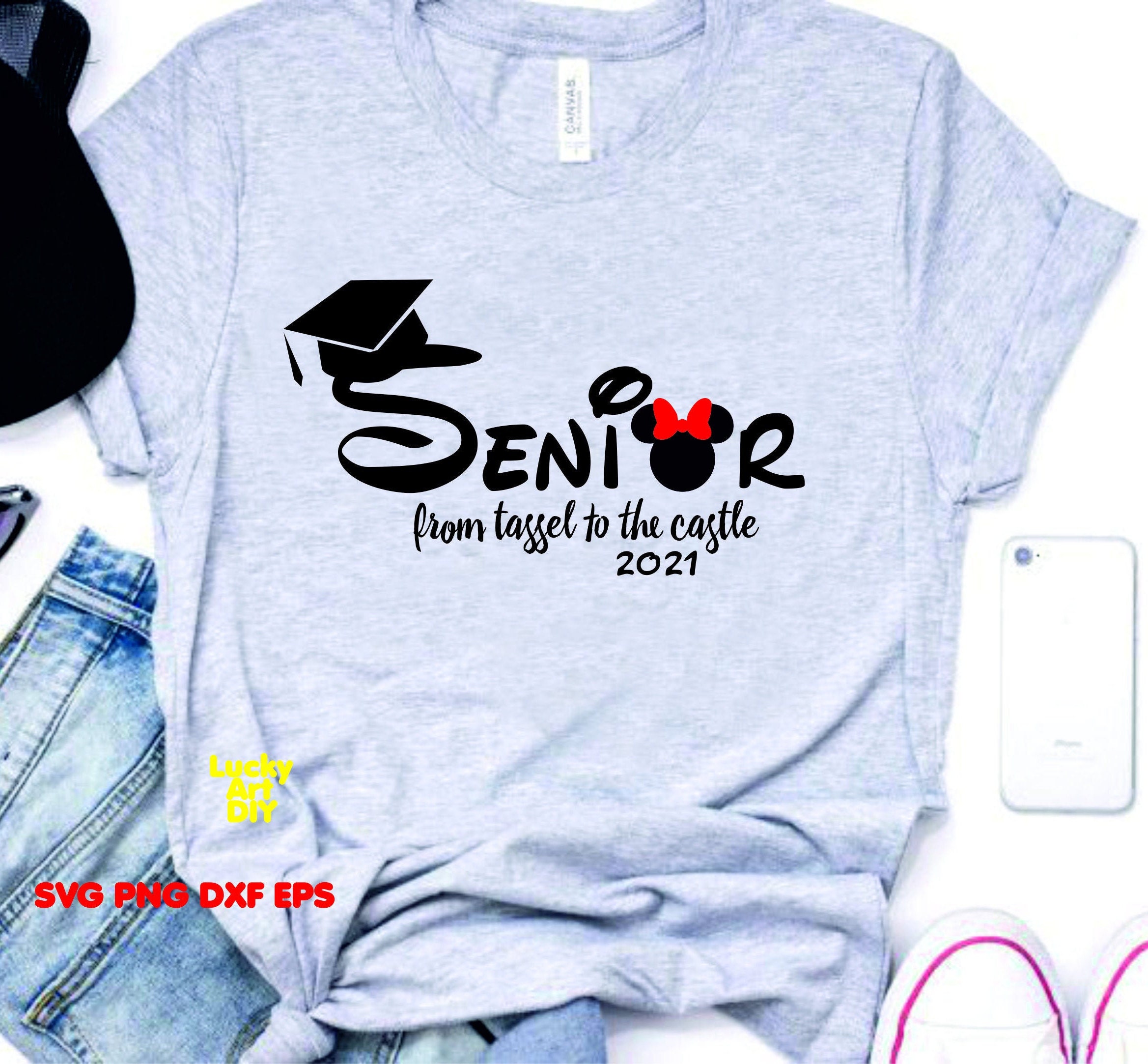 Download Senior 2021 from Tassel to the Castle SVG Graduation Disney | Etsy
