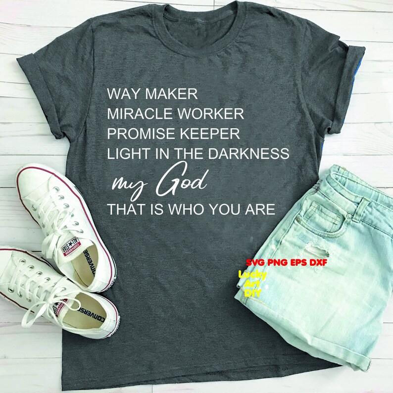 Download Way Maker SVG Miracle Worker Promise Keeper My God ...