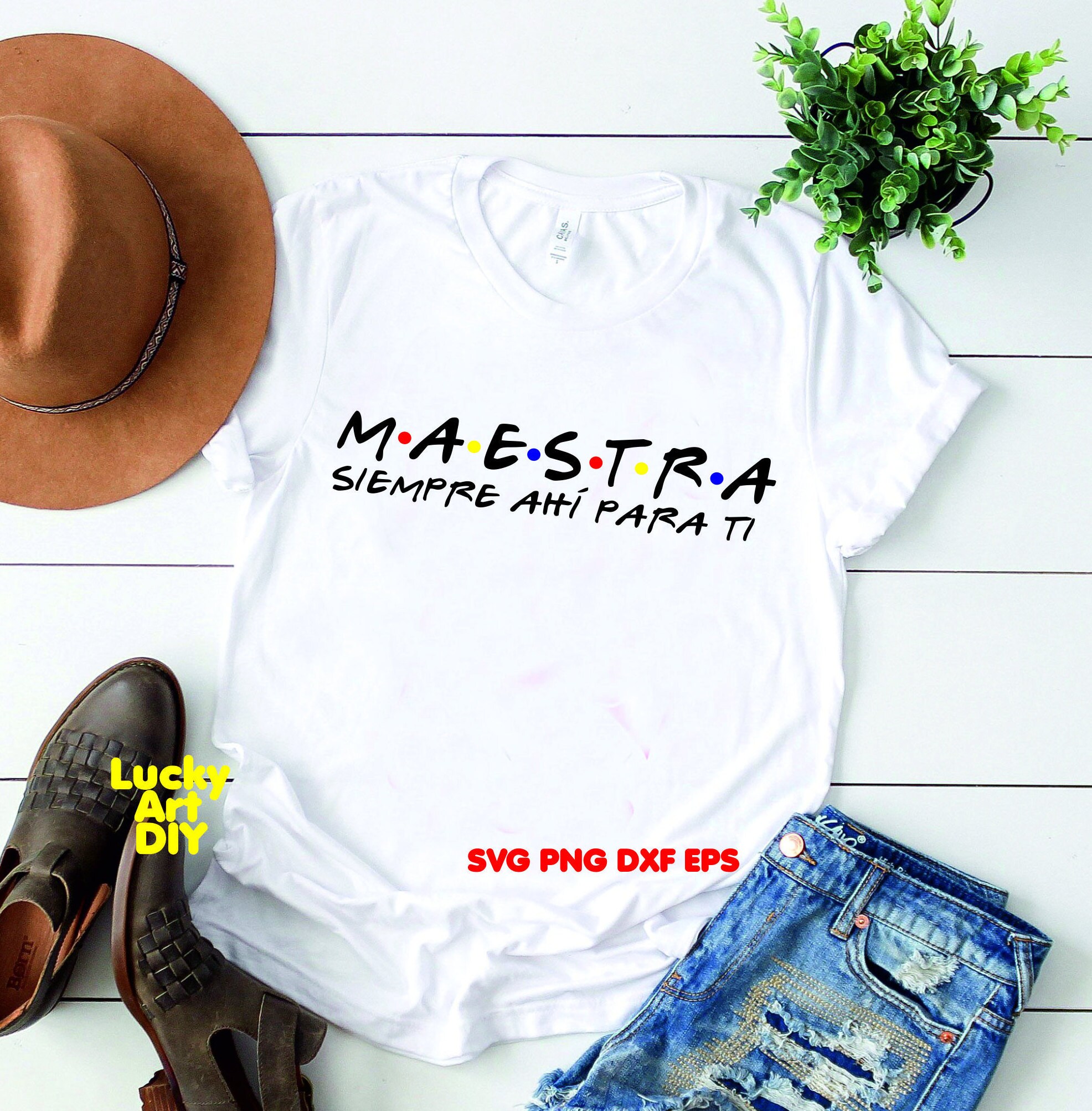 Download Maestra Siempre Ahi Para Ti Svg Teacher I Ll Be There For Etsy