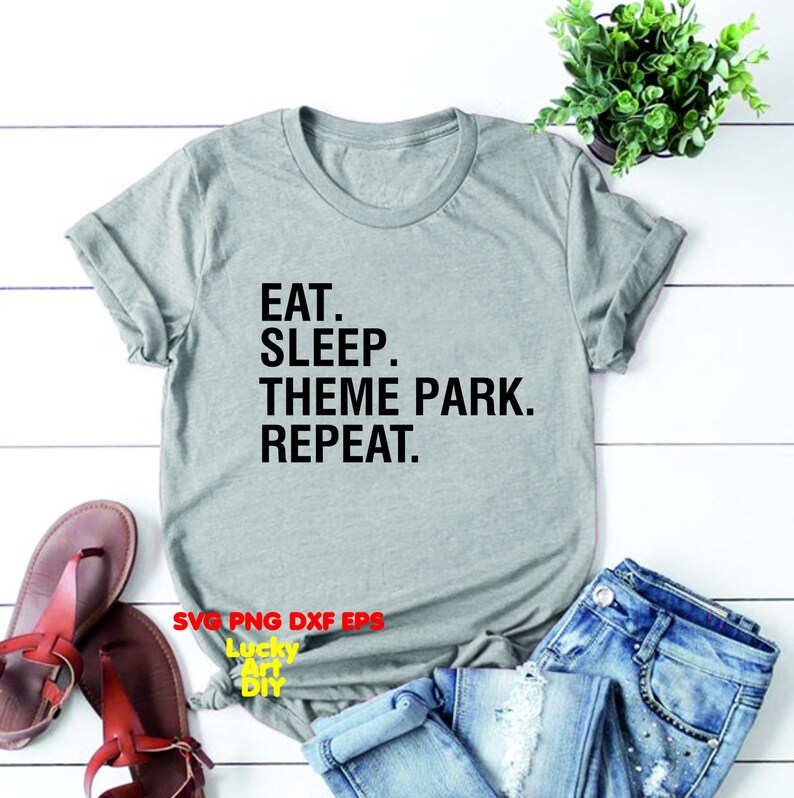 Eat Sleep Theme Park Repeat SVG Believe in Magic Coffee and Magic Disney shirt Mickey Mouse You/'re so fine Cut Files Silhouette Cameo Cricut