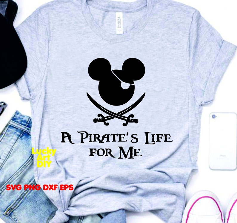 Disney Cruise SVG Mickey pirate's life for me SVG Oh ship | Etsy