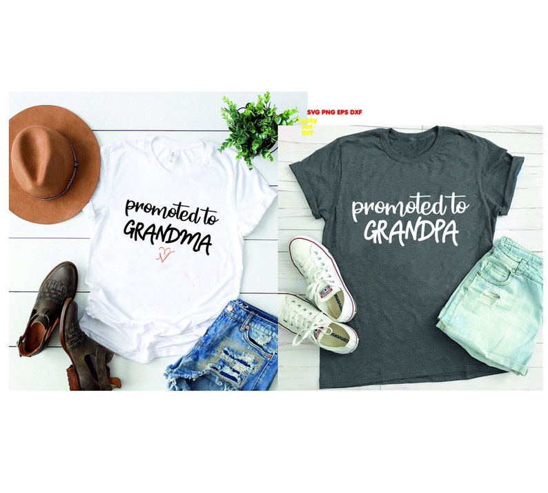 Download Promoted to Grandma svg Promoted to Grandpa svg Shirt svg ...