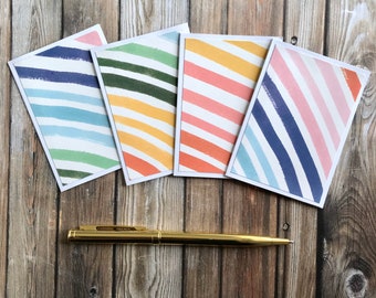 Mini Rainbow Cards/ Blank Mini Cards with Envelopes / Colorful Rainbow Cards for All Occasions