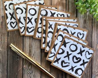 Mini Valentines Day Cards / Mini Card Pack / Mini Cards for Galentines Day