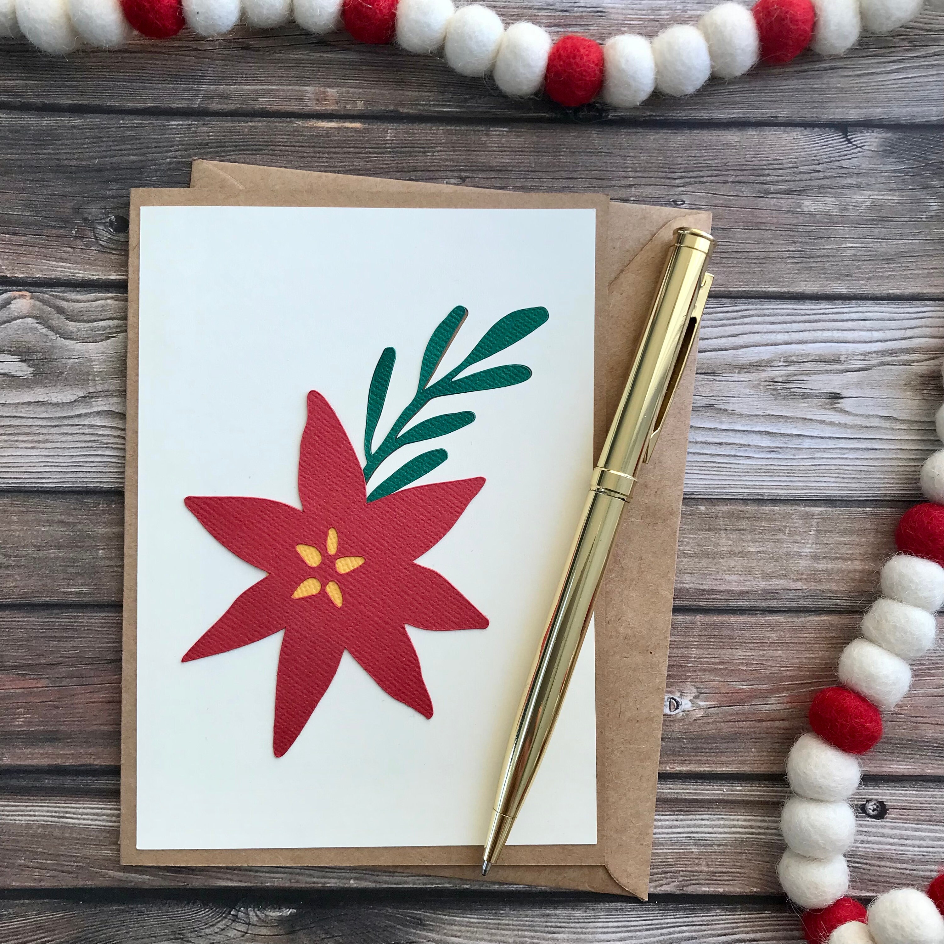 Watercolor Christmas Poinsettia Flower Bouquet Elements 11996884 PNG