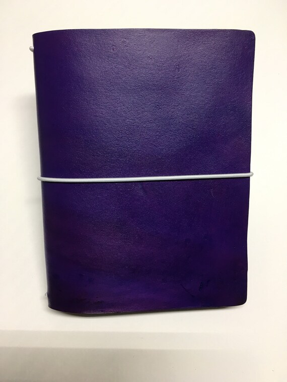 Minimalist Travelers Notebook Choose Size Mini Passport Pocket Plus A6 B6 - 