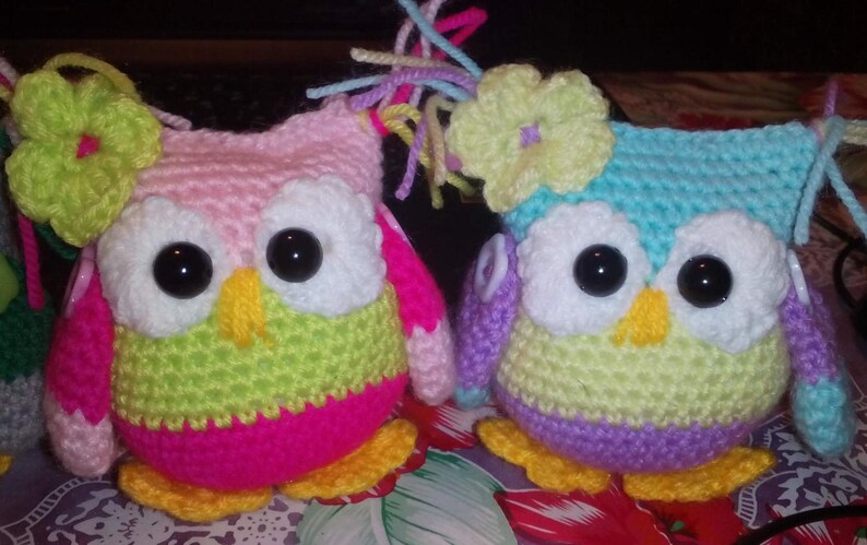 mini stuffed owls