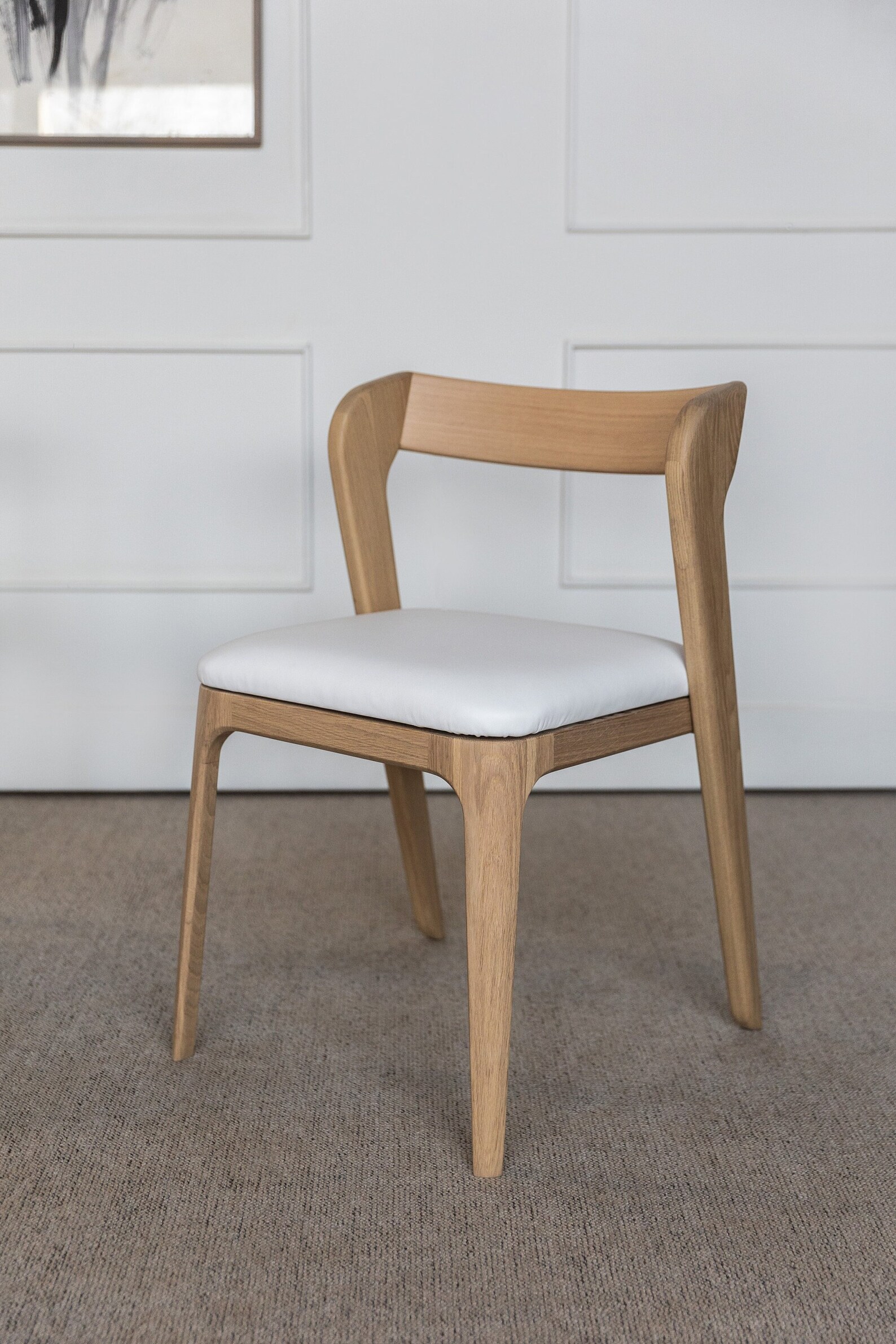 Leather Dining Chairs Modern Dining Table Chairs Kitchen Etsy UK