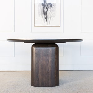 Round Dining Table - Modern Dining Room Table - Kitchen Table