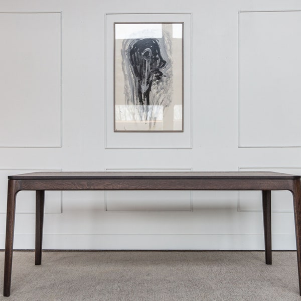 Scandinavian Oak Dining Table - Etsy