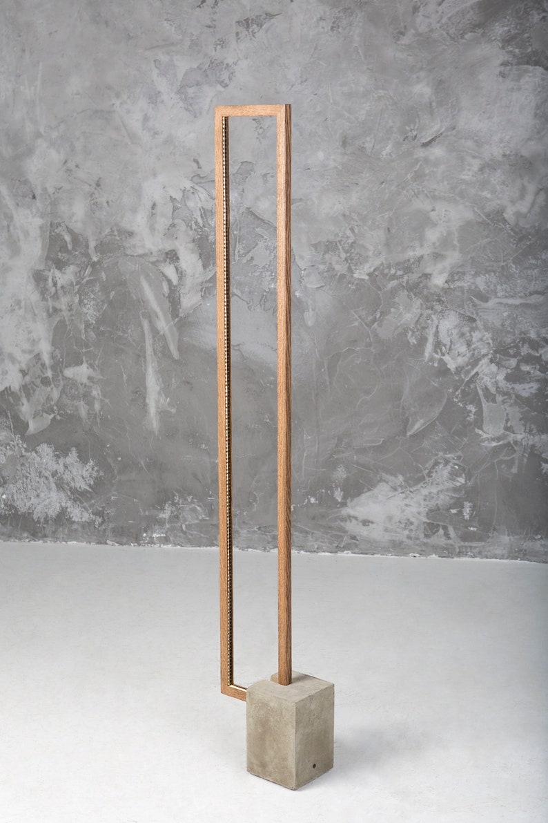 Floor Lamp Industrial Oak