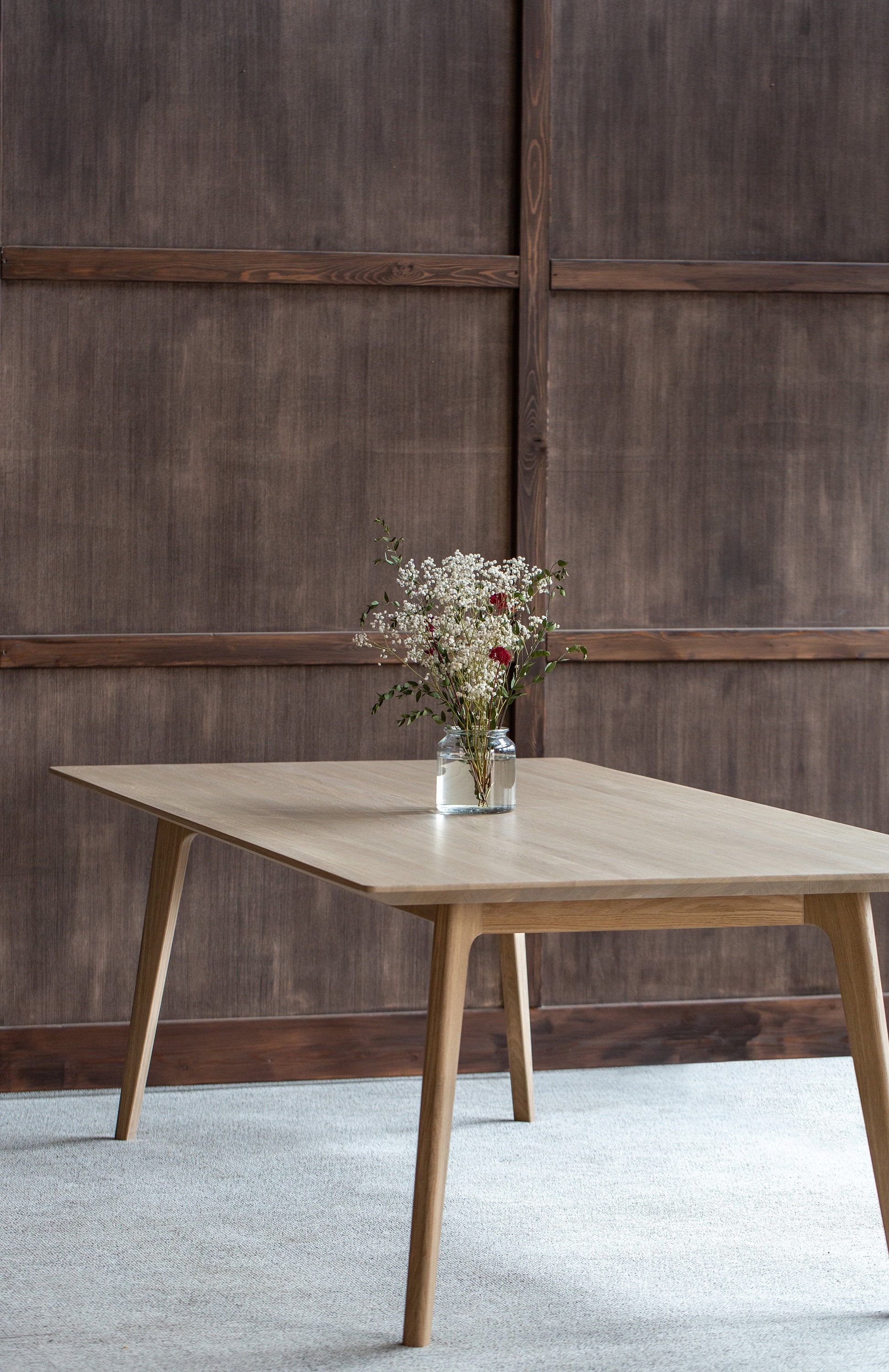 Wood Dining Table Modern Kitchen Table Oak Dining Table Etsy UK Wood Dining Table Modern Kitchen Table Oak Dining Table Etsy UK