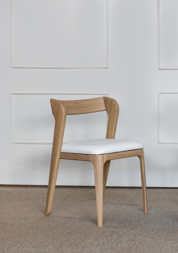 Natural Ash Wood Cross-Back Commercial Chair