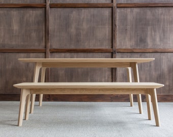 Table à manger banc, ensemble de table à manger moderne