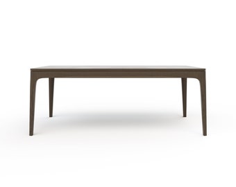 Modern Dining Table, Solid Wood Kitchen Table