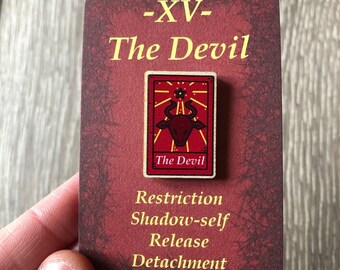 The Devil Tarot Card Pin