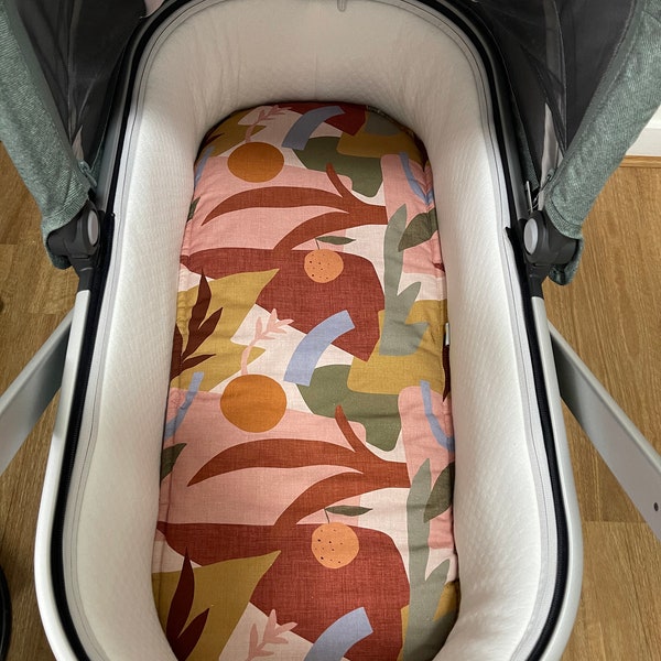 Bassinet liner | Uppababy Vista | Joie Ramble XL | Bugaboo Donkey | Bugaboo Fox | Silvercross Pioneer | Babybee Rover | Custom size