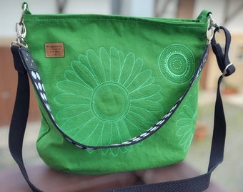 Shoulder bag with embroidery Flower Mandala crossbody bag