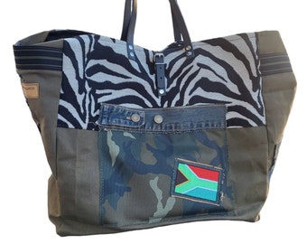 Shoppingbag, Canvas Tasche, XL Tasche, Militarytasche, Strandtasche, Umhängetasche, Shopper, Handtasche, Business Bag, Schultasche