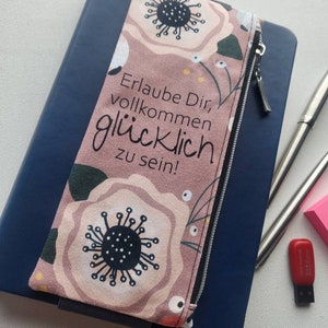 Stifte-Etui mit Gummi für Bulletjournal Stiftemäppchen für Notizbuch Bild 2